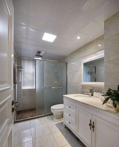 简欧风格三居室卫生间吊顶装修效果图#785201259