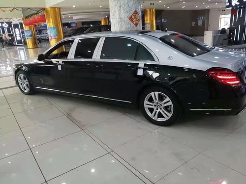 2020款奔驰s450加长版豪华轿车美轮美奂