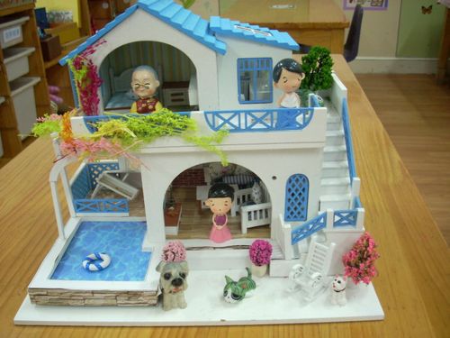 "我爱我家"主题亲子手工作品展