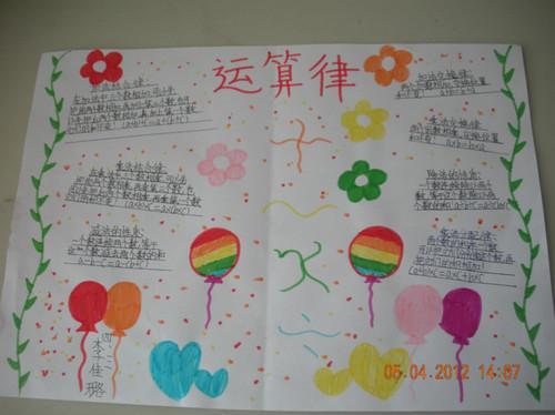 简便运算手抄报