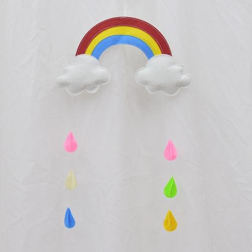 童装布艺挂件雨滴清仓云朵挂饰吊饰