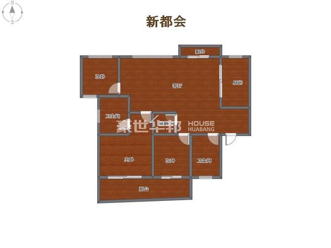 新都会 正气户型 单价低楼层好_金华二手房推荐(豪世)