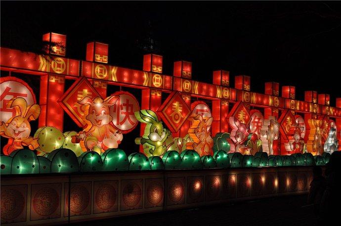 大连劳动公园迎新春灯会