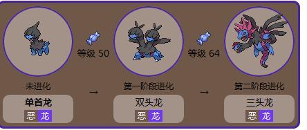 口袋妖怪白金光单首龙几级进化