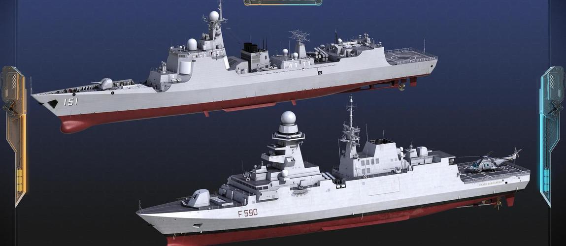 图谏cg:意大利主力护卫舰有一项性能远远超过中华神盾
