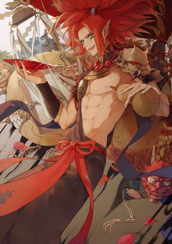 阴阳师酒吞童子图鉴 ssr酒吞童子图片