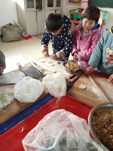 罗庄小学幼儿园包饺子活动全集