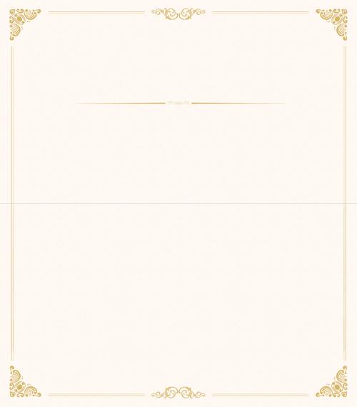 邀请函内页背景素材设计模板素材