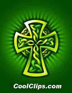 凯尔特十字架工作设计与结 免版税fineart光栅插图剪贴画.