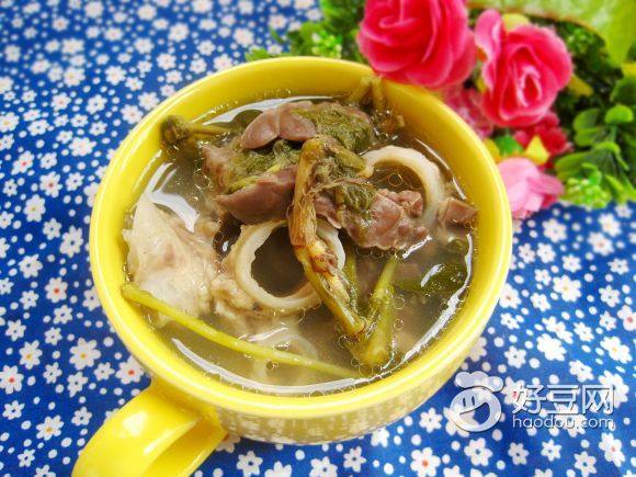 杏仁鱼腥草猪肺汤