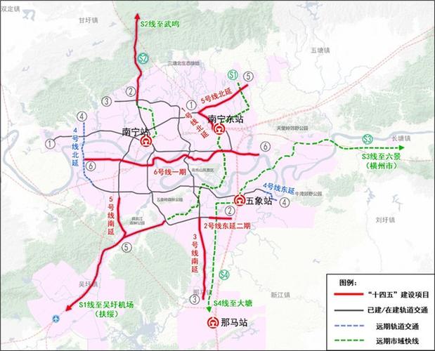 南宁地铁6号线站点再次曝光会是下一条动工的线路吗