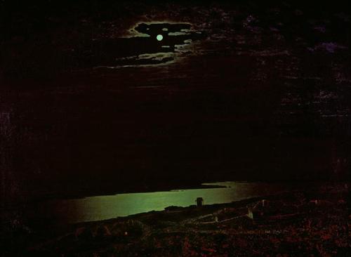264《第聂伯河上的月夜》库因芝(俄国) - 世界名画(二