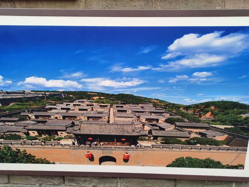 王家大院全景图,像个王字