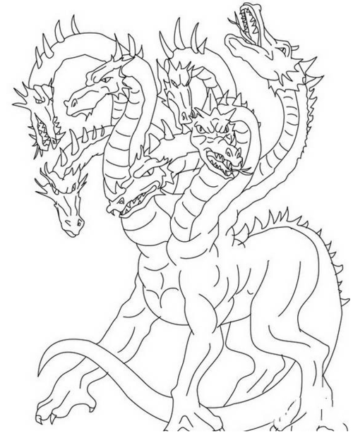 七头龙简笔画 龙的简笔画