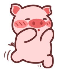 豆儿猪表情包第三弹-夏日猪头包