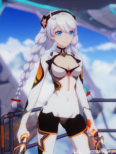 「领域装白练」是琪亚娜配备的第三代女武神装甲.