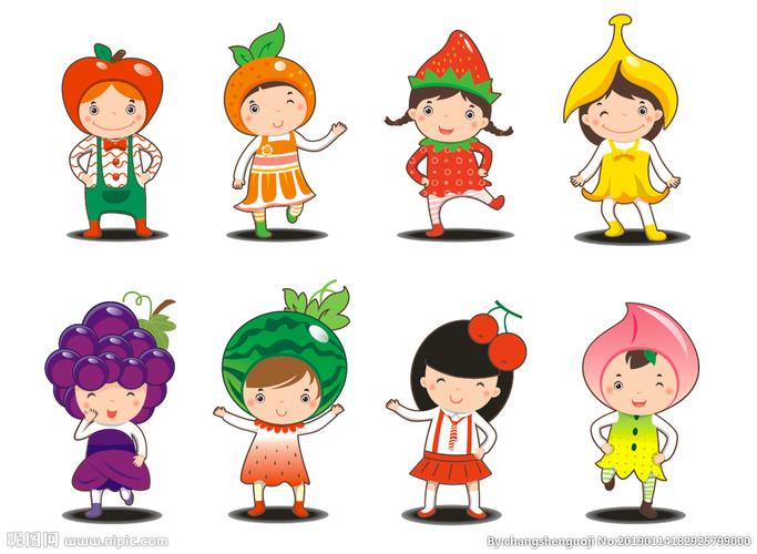 水果宝宝卡通形象图片