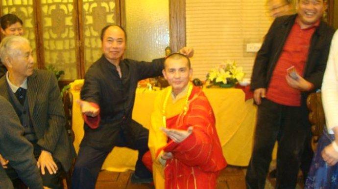 释恒顺法师展示少林功夫