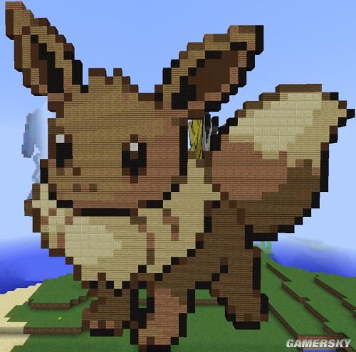 《我的世界》搭建初代口袋妖怪151个