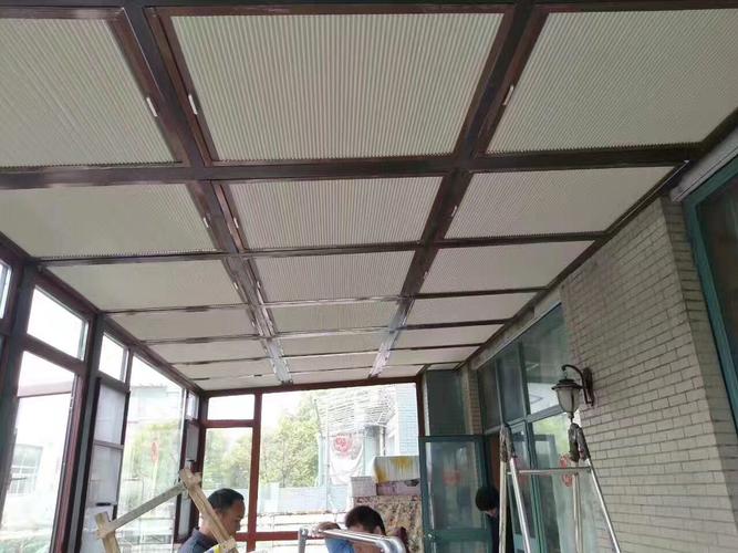 室外铝合金电动外遮阳电动天篷遮阳帘