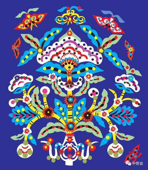 【剪纸经典】空空树,树空空,婆婆给你剪彩经——"剪花娘子"库淑兰的红