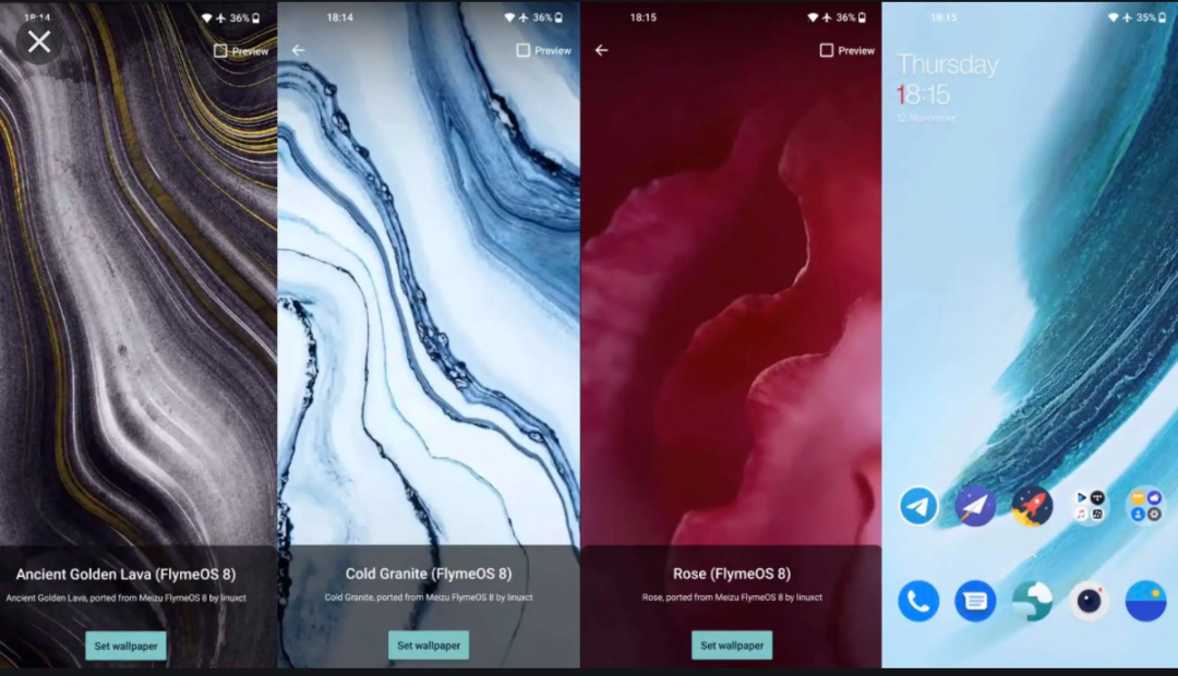 最新的魅族18壁纸还未到,分享一波flyme 8.0的壁纸及动态壁纸