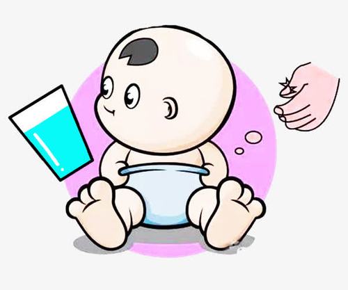 宝宝不想喝水图片素材