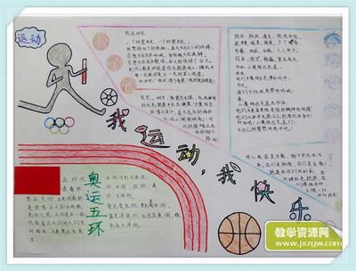 小学体育运动会手抄报 运动会手抄报