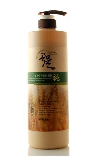 韩国 大米纯植物洗发水 6种谷物合成 纯天然控油滋养1l5谷洗发水