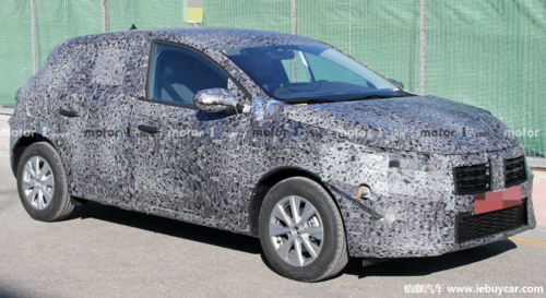 新一代达契亚sandero路试谍照首次曝光 将于2020年亮相