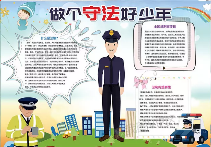 关于宪法日的手抄报内容-法治文化2