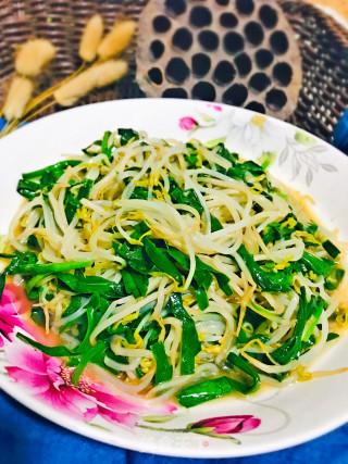 韭菜炒豆芽