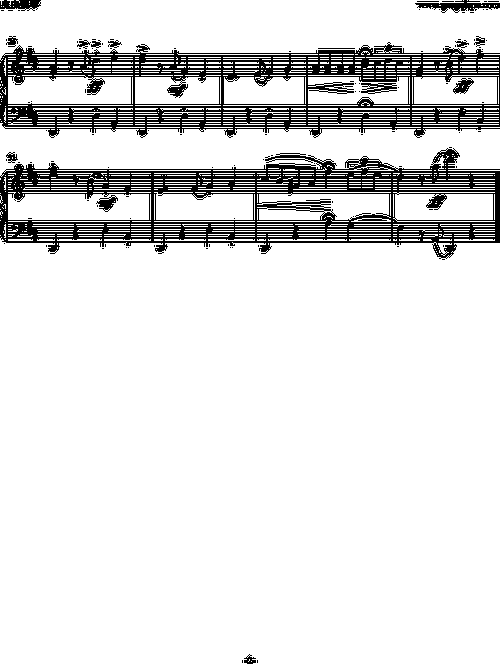 哈巴涅拉《卡门》钢琴谱