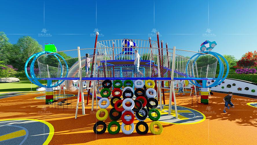 攀爬类无动力游乐项目,让儿童进行生动的户外体验!
