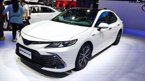 2021年上海国际车展:新款广汽丰田凯美瑞实车