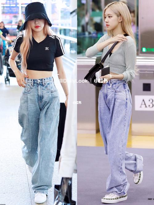 私服穿搭_rose朴彩英_街拍_明星同款_blackpink_明星私服_娱乐_明星