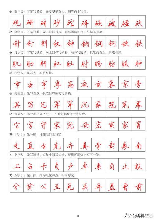 字帖部分优美行书字帖