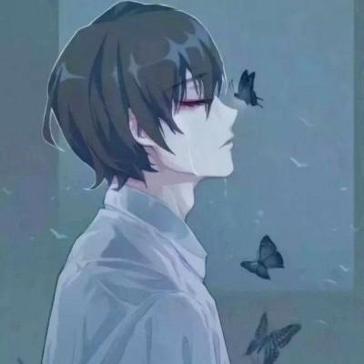 qq头像动漫男生冷酷帅伤感 你的名字再长也就这么长了