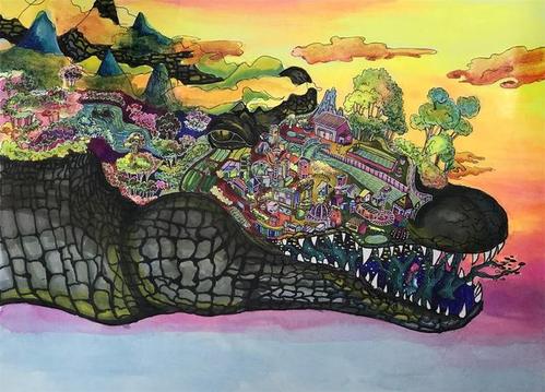 "彩云杯"中小学生绘画比赛·初中组一等奖获奖作品展示