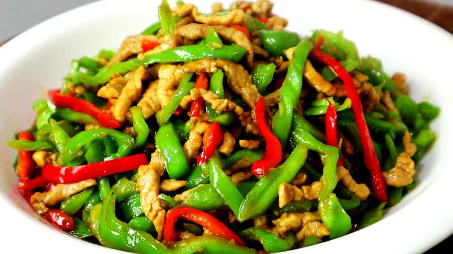 青椒炒肉丝