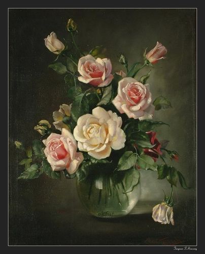 法国塞西尔·肯尼迪(cecil kennedy)油画花卉作品
