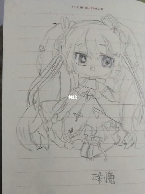 手绘初音未来_手绘_文化_绘画