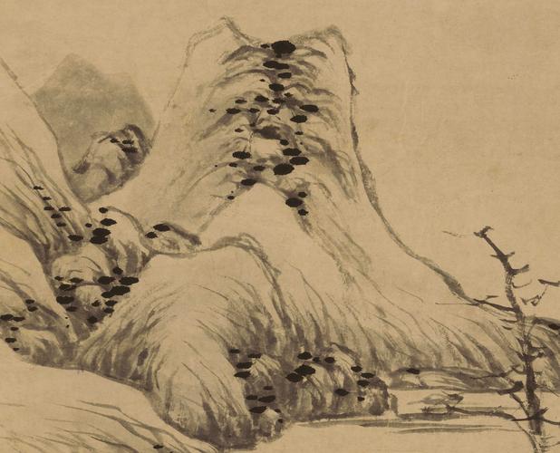 明沈周秋江闲钓图仿古山水画真迹复制临摹高清微喷装饰画国画画心