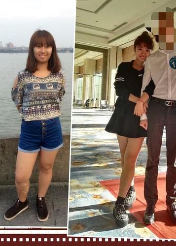 本人女 24岁 减肥前体重114斤 身高159 腰围74 大腿围56 小腿围37