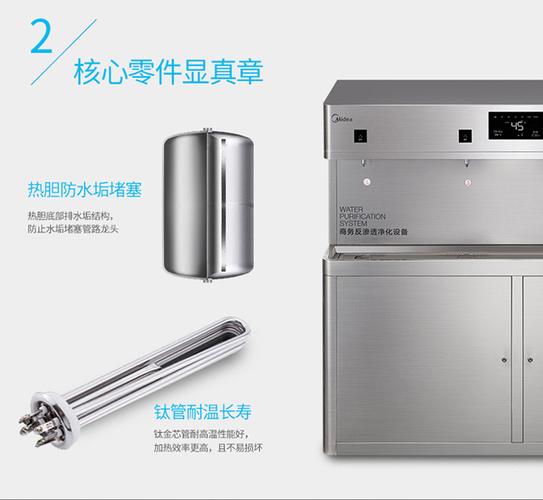 美的商务净饮机 商用净水器饮水机一体机 ro款美的商用直饮水机 zro