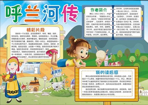 关于呼兰河传地心游记的手抄报