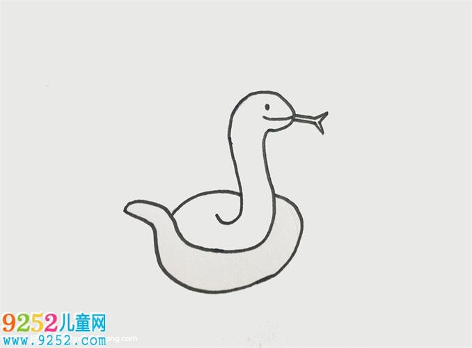 毒蛇怎么画蛇的简笔画