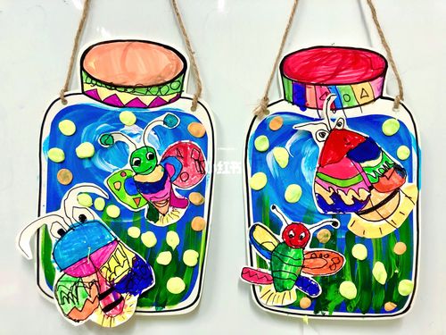 瓶子里的萤火虫_绘画_文化_绘画