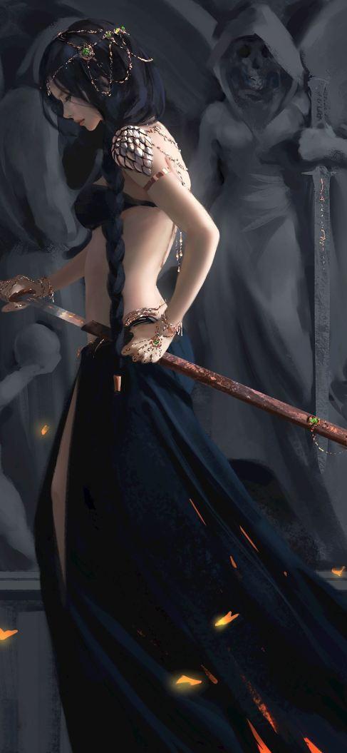 鬼刀风铃北漠公主wlop插画31