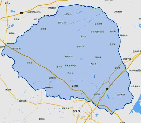 吉林省梨树县,因与浙江奉化重名而被迫改为现名,有"东北粮仓"之称